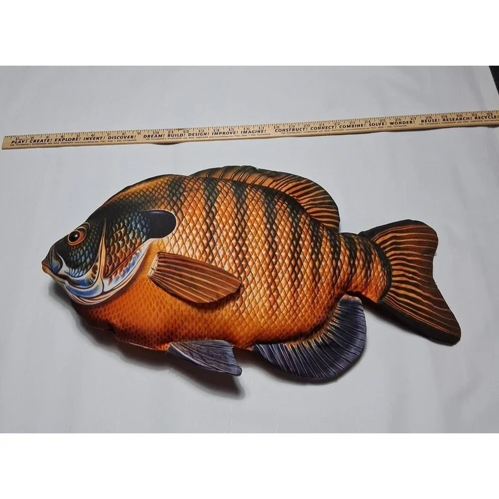 Cabin Critters Bluegill Realistic Large Fish Pillow Plush Vintage 22